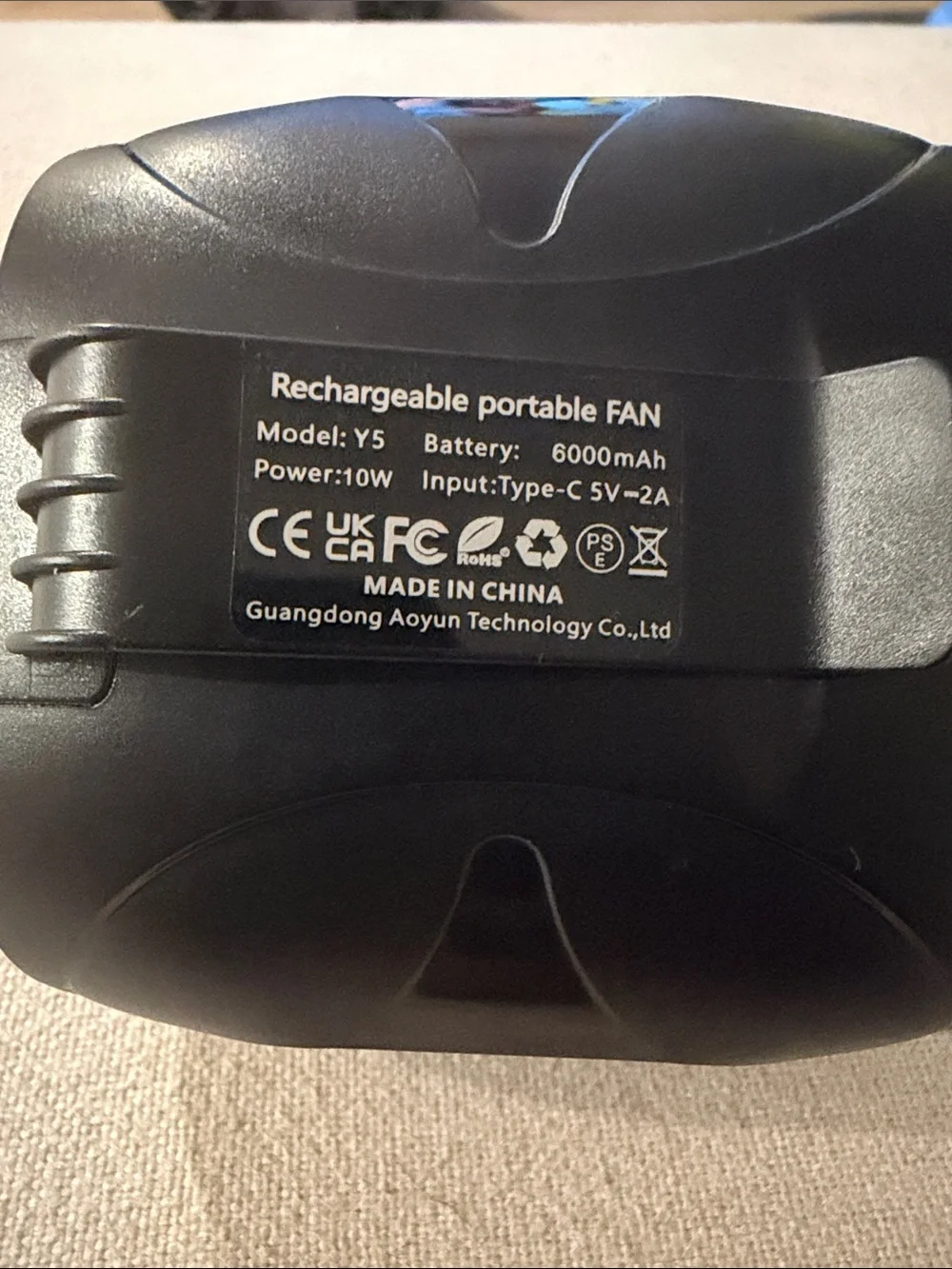 Portable clip Fan